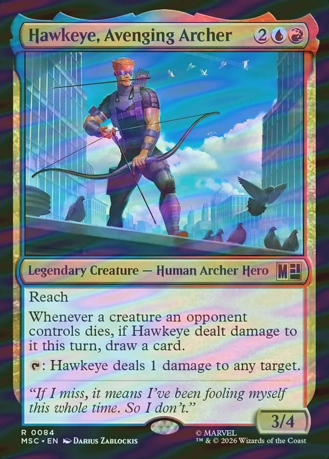 Hawkeye, Avenging Archer (MSC) (84) / Surge Foil
