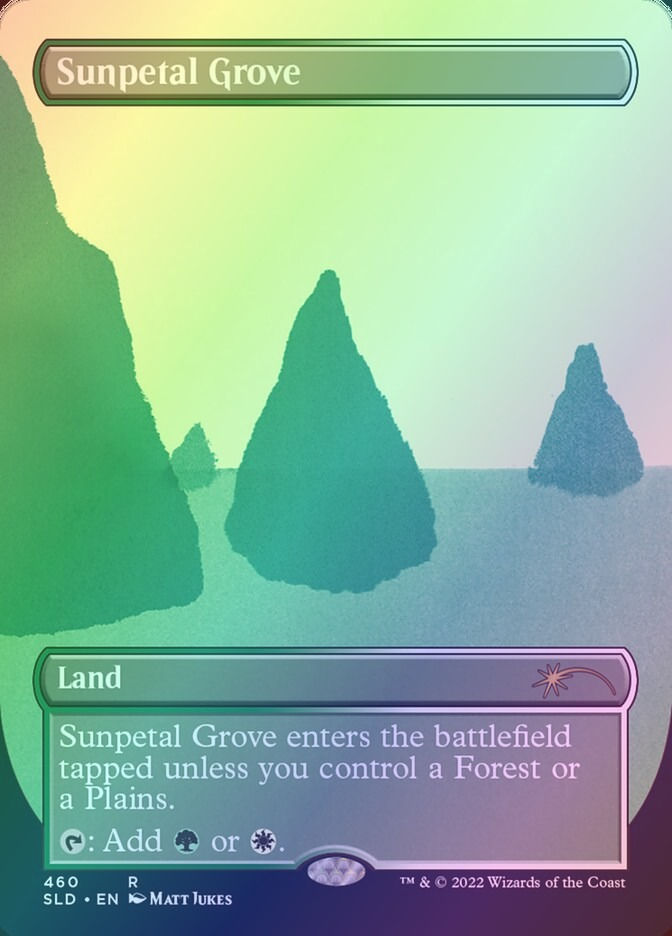 Sunpetal Grove (SLD) (460) / Borderless / Foil
