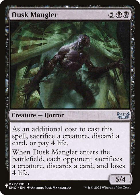 Dusk Mangler (PLST) (SNC-77)