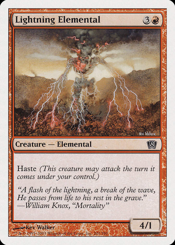 Lightning Elemental (8ED) (201)