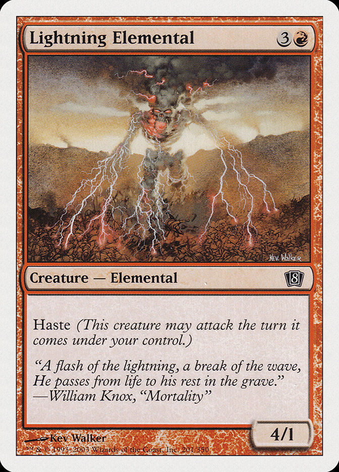 Lightning Elemental (8ED) (201)