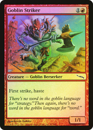 Goblin Striker (MRD) (94) / Foil