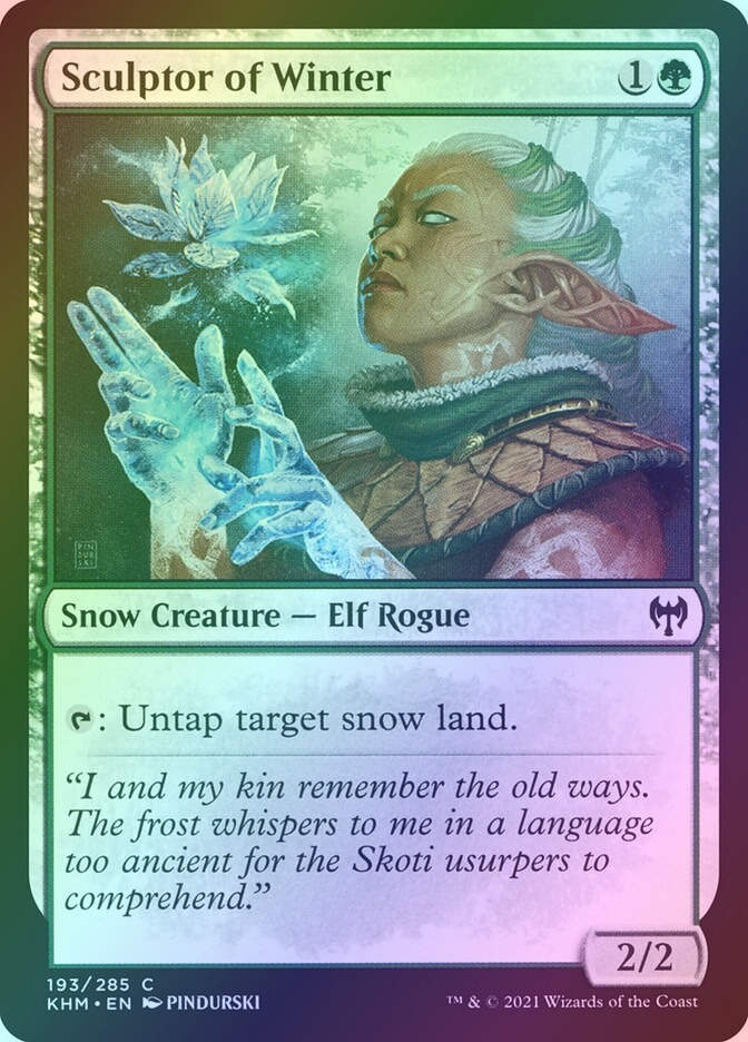 Sculptor of Winter (KHM) (193) / Foil