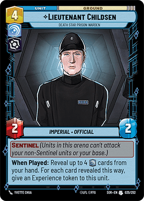 Lieutenant Childsen - Death Star Prison Warden (SOR_#035/252)