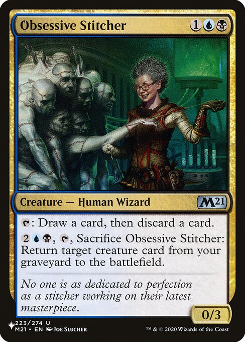Obsessive Stitcher (PLST) (M21-223)