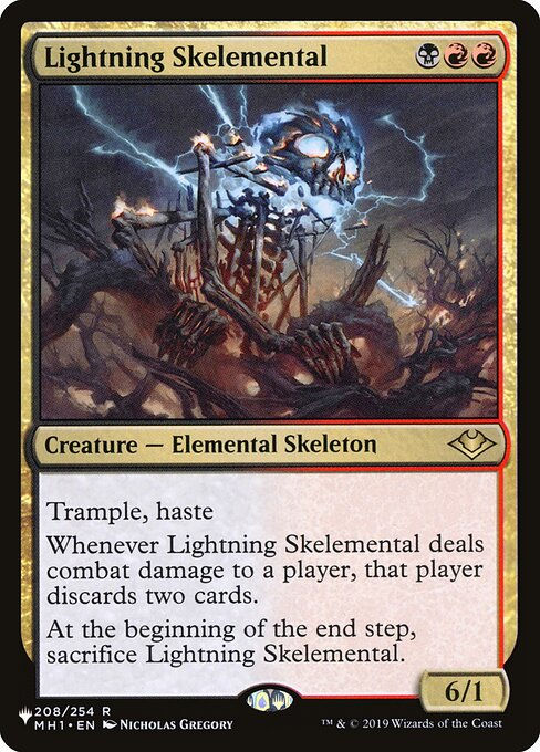 Lightning Skelemental (PLST) (MH1-208)
