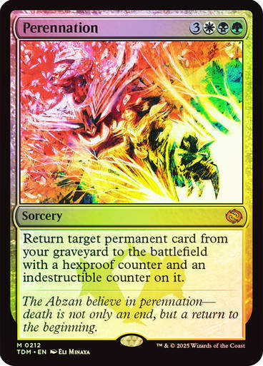 Perennation (TDM) (212) / Foil