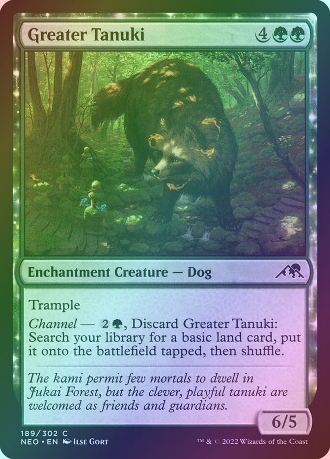 Greater Tanuki (NEO) (189) / Foil