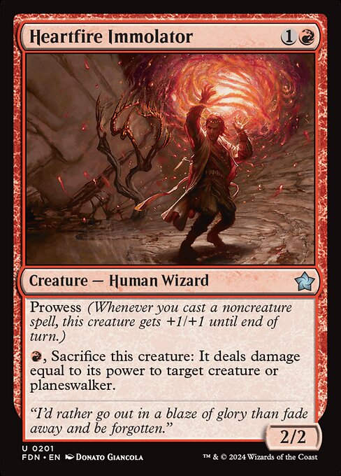 Heartfire Immolator (FDN) (201)