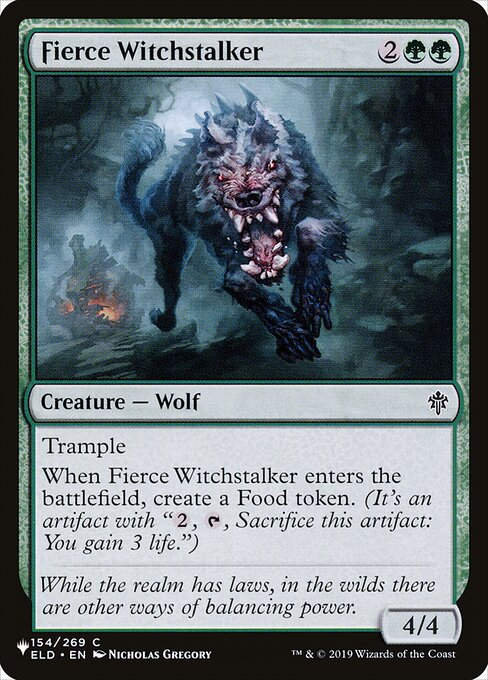 Fierce Witchstalker (PLST) (ELD-154)