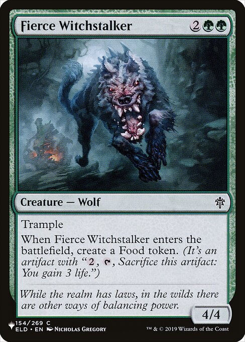 Fierce Witchstalker (PLST) (ELD-154)