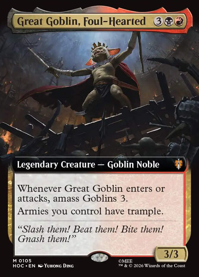 Great Goblin, Foul-Hearted (HOC) (105)