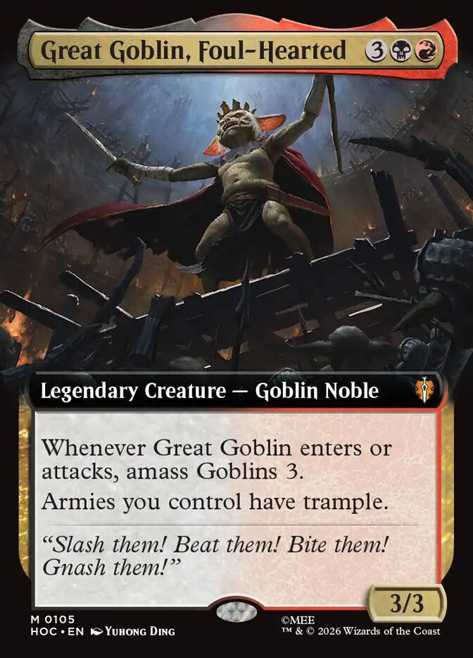 Great Goblin, Foul-Hearted (HOC) (105)