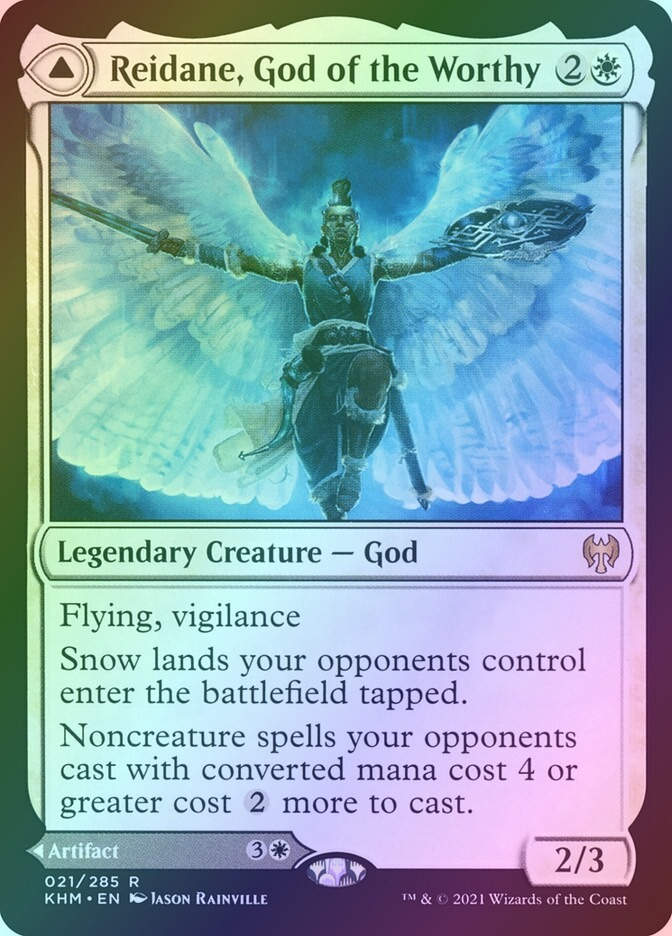 Reidane, God of the Worthy // Valkmira, Protector's Shield (KHM) (21) / Foil