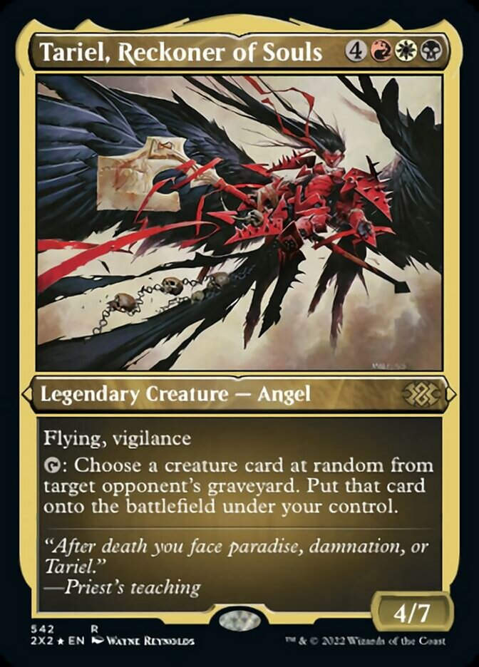 Tariel, Reckoner of Souls (2X2) / Etched Foil