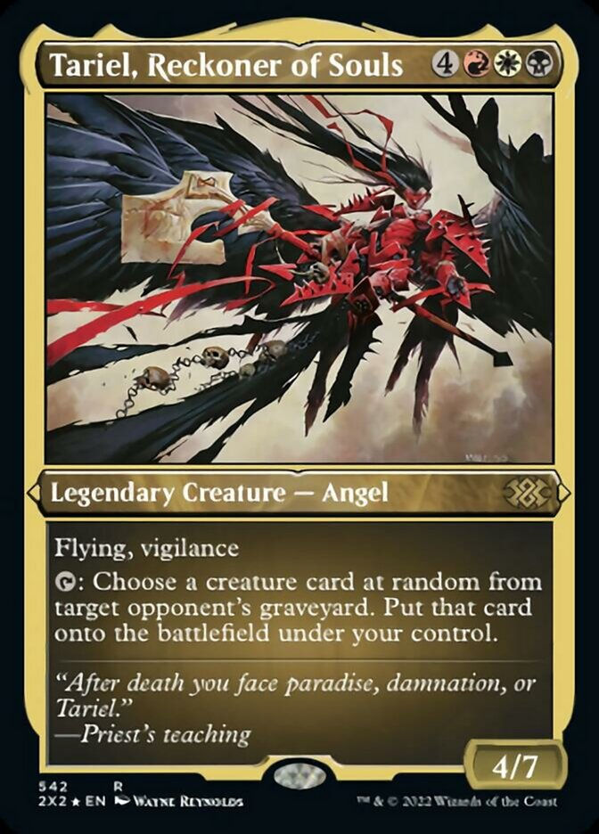 Tariel, Reckoner of Souls (2X2) / Etched Foil