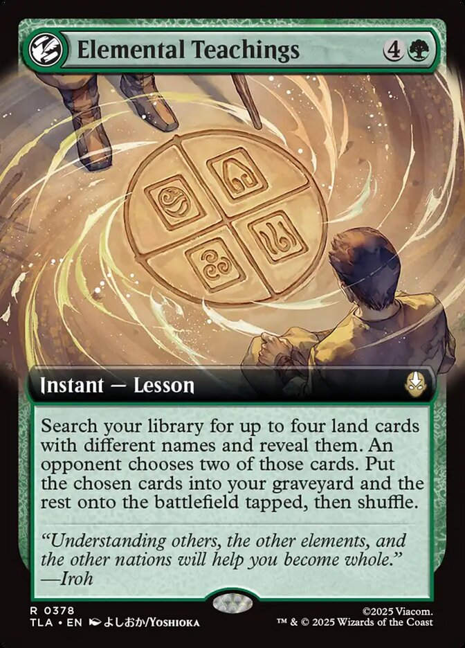 Elemental Teachings (TLA) (378) / Extended Art