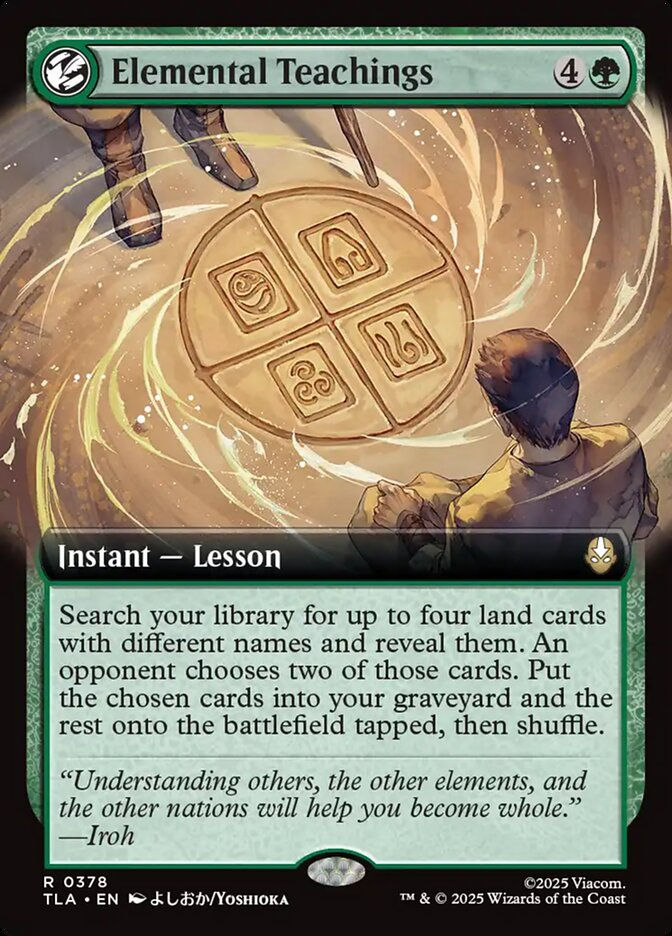 Elemental Teachings (TLA) (378) / Extended Art