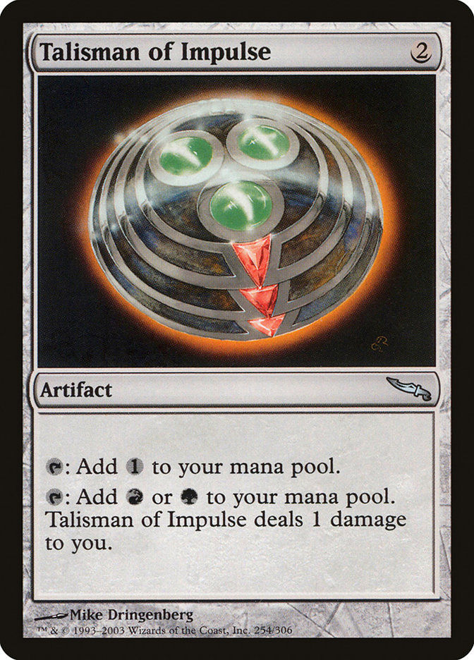 Talisman of Impulse (MRD) (254)