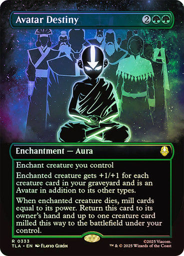 Avatar Destiny (TLA) (333) / Borderless / Foil