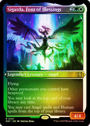 Sigarda, Font of Blessings (MAT) / Foil Etched