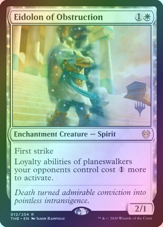 Eidolon of Obstruction (PTHB) (12p) / Foil