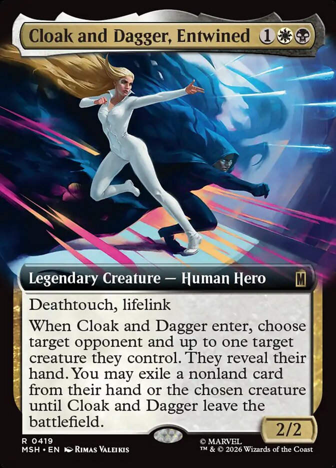 Cloak and Dagger, Entwined (MSH) (419) / Extended Art