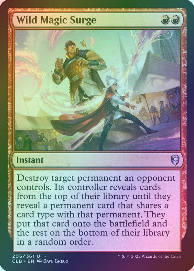 Wild Magic Surge (CLB) (206) / Foil