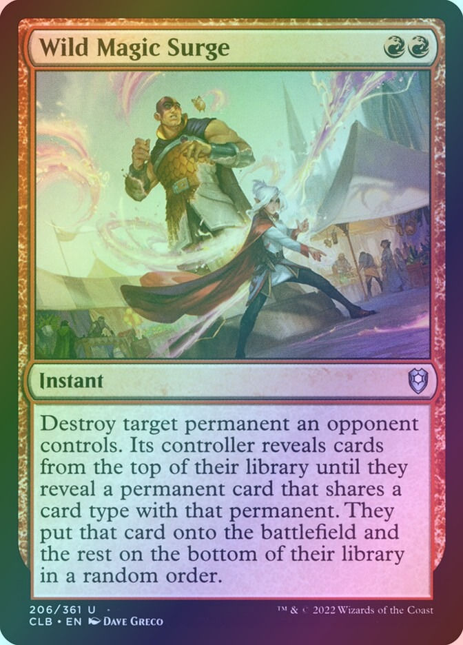 Wild Magic Surge (CLB) (206) / Foil