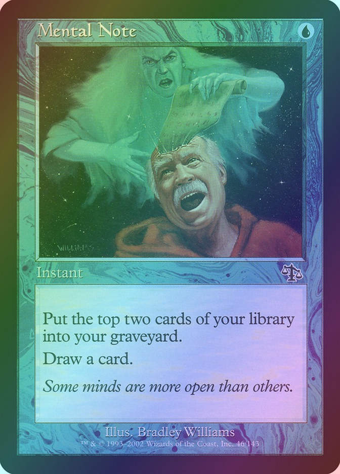 Mental Note (JUD) (46) / Foil