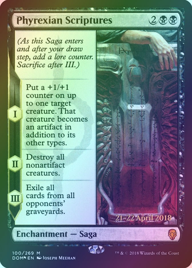 Phyrexian Scriptures (PDOM) (100s) / Foil