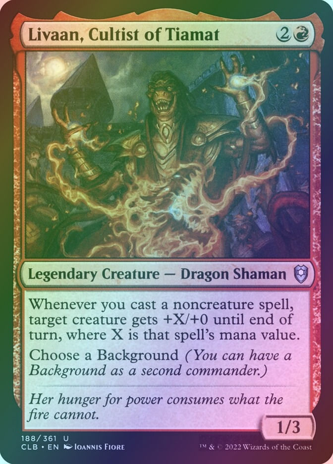 Livaan, Cultist of Tiamat (CLB) (188) / Foil