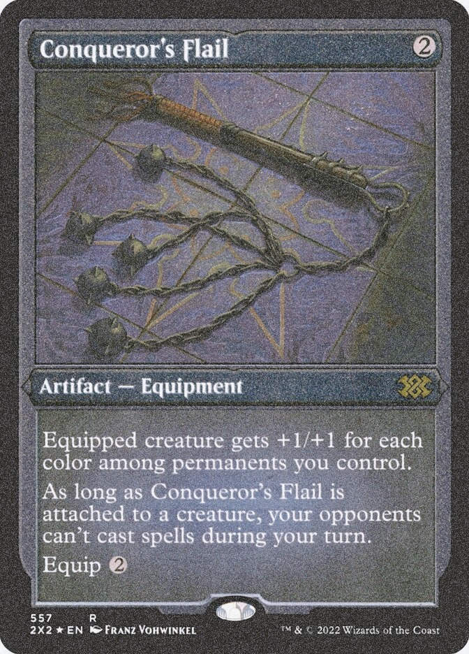 Conqueror's Flail (2X2) (557) / Foil Etched
