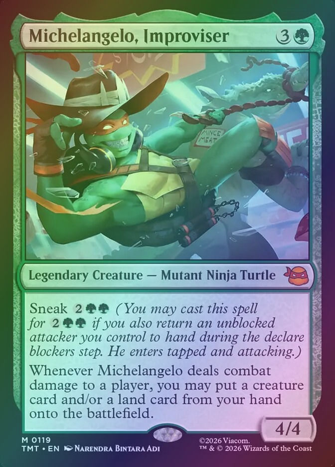 Michelangelo, Improviser (TMT) (119) / Foil