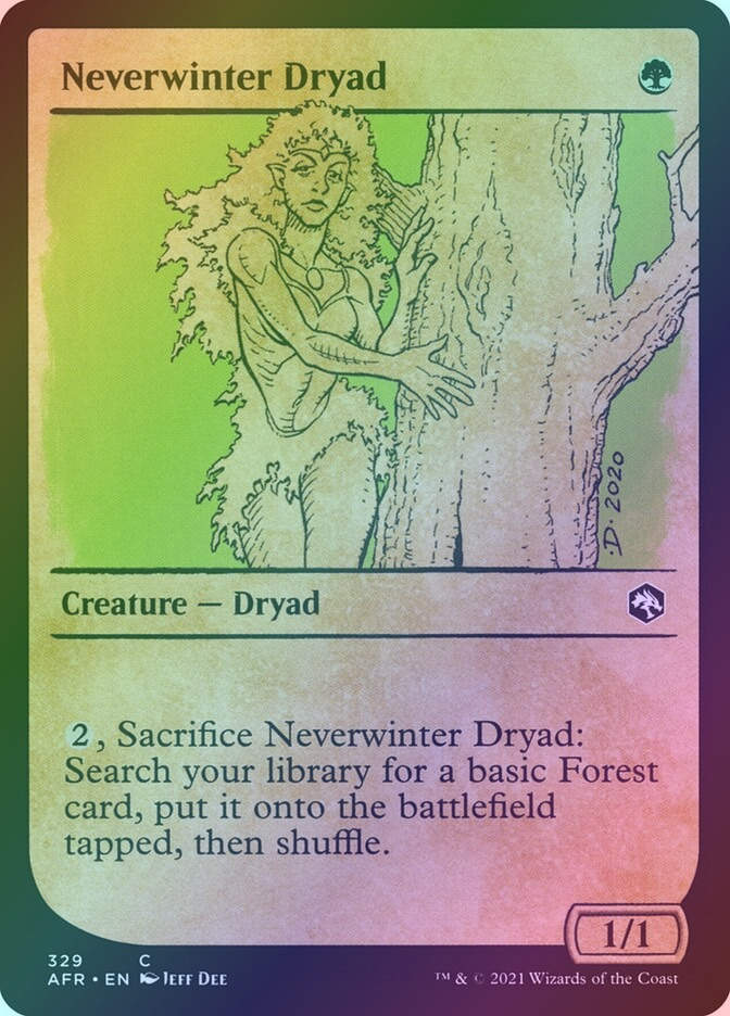 Neverwinter Dryad (AFR) (329) / Showcase / Foil