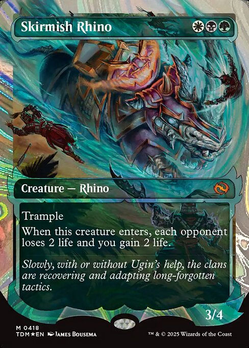 Skirmish Rhino (TDM) (418) / Ghostfire Halo Foil