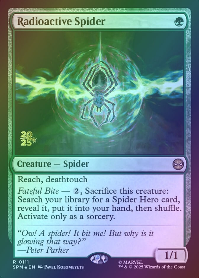 Radioactive Spider (PSPM) (111s) / Foil