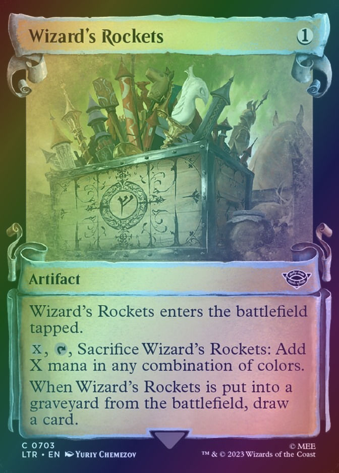 Wizard's Rockets (LTR) (703) / Showcase / Foil