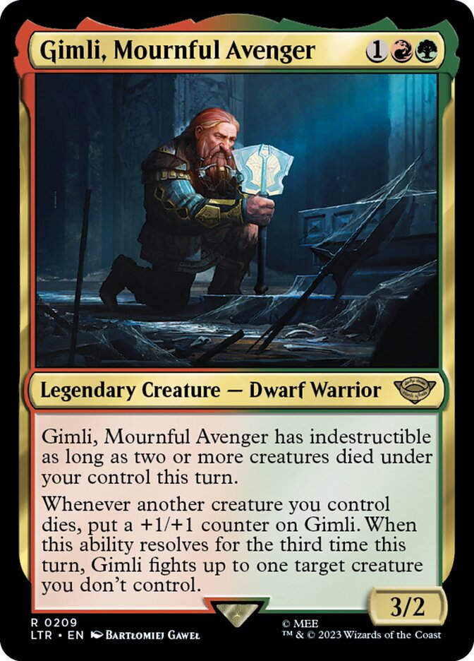 Gimli, Mournful Avenger (LTR) (209)