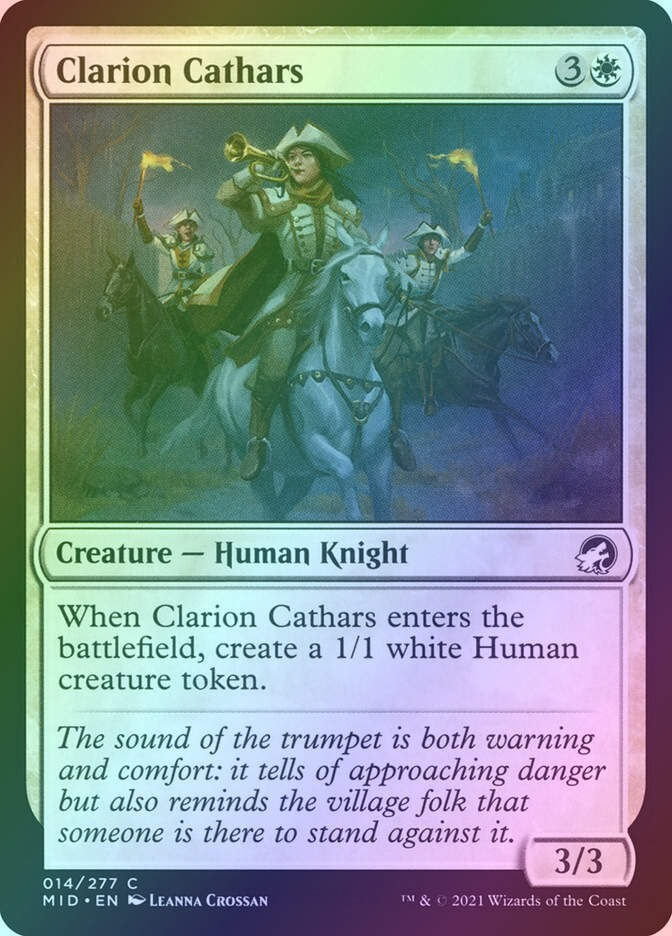 Clarion Cathars (MID) (14) / Foil