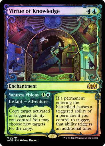 Virtue of Knowledge // Vantress Visions (woe) / Showcase Foil