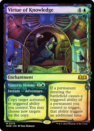 Virtue of Knowledge // Vantress Visions (woe) / Showcase Foil