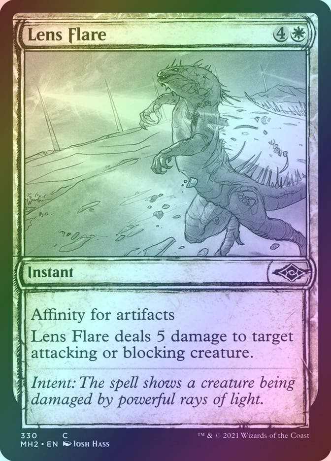 Lens Flare (MH2) (330) / Showcase / Foil