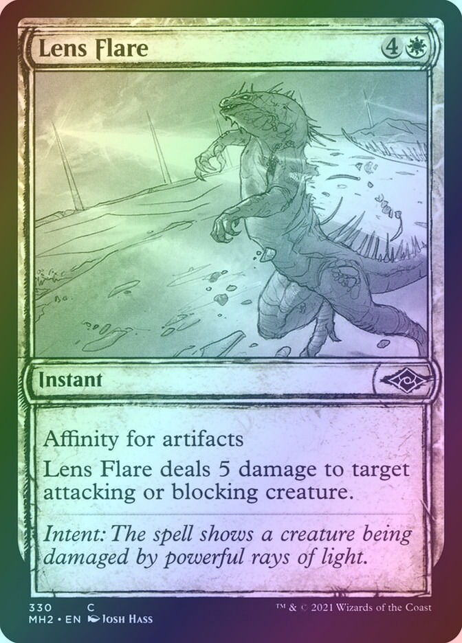 Lens Flare (MH2) (330) / Showcase / Foil