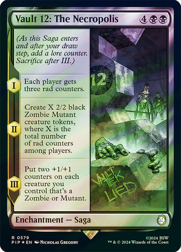 Vault 12: The Necropolis (pip) (579) / Surge Foil