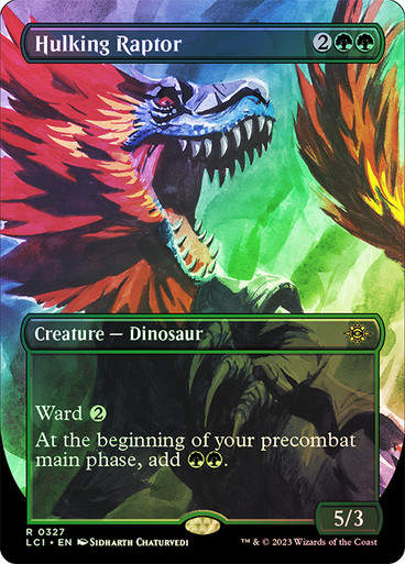 Hulking Raptor (lci) / Borderless / Foil