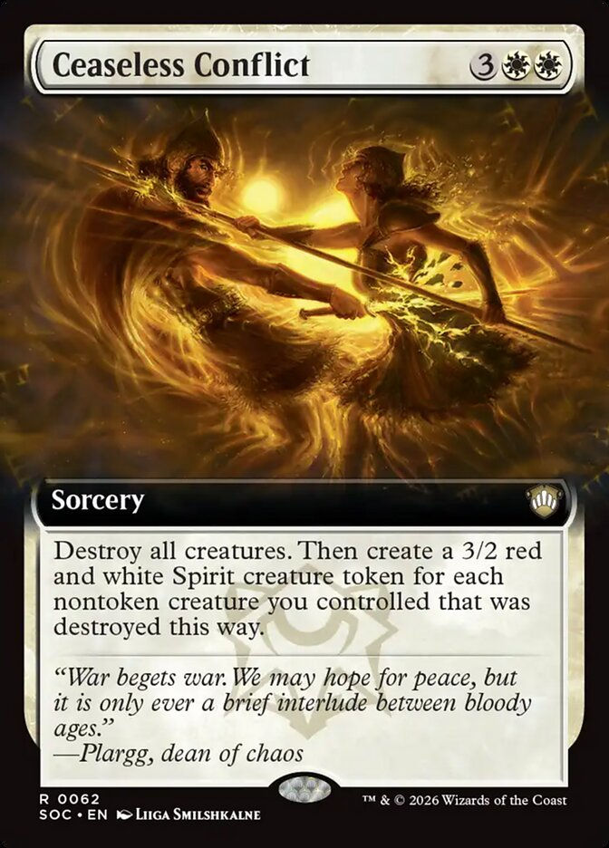 Ceaseless Conflict (SOC) (62) / Extended Art