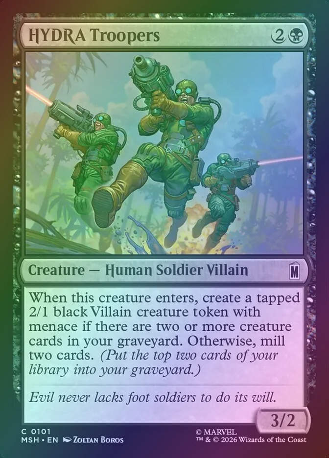 HYDRA Troopers (MSH) (101) / Foil