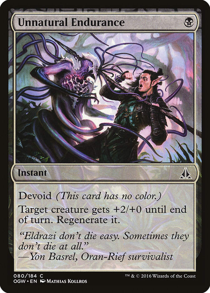 Unnatural Endurance (OGW) (80)