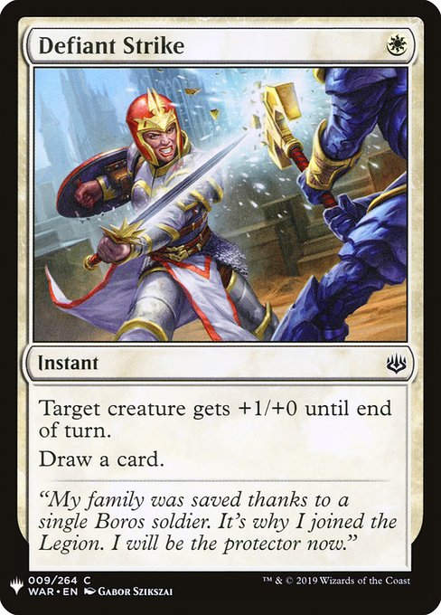 Defiant Strike (PLST) (WAR-9)